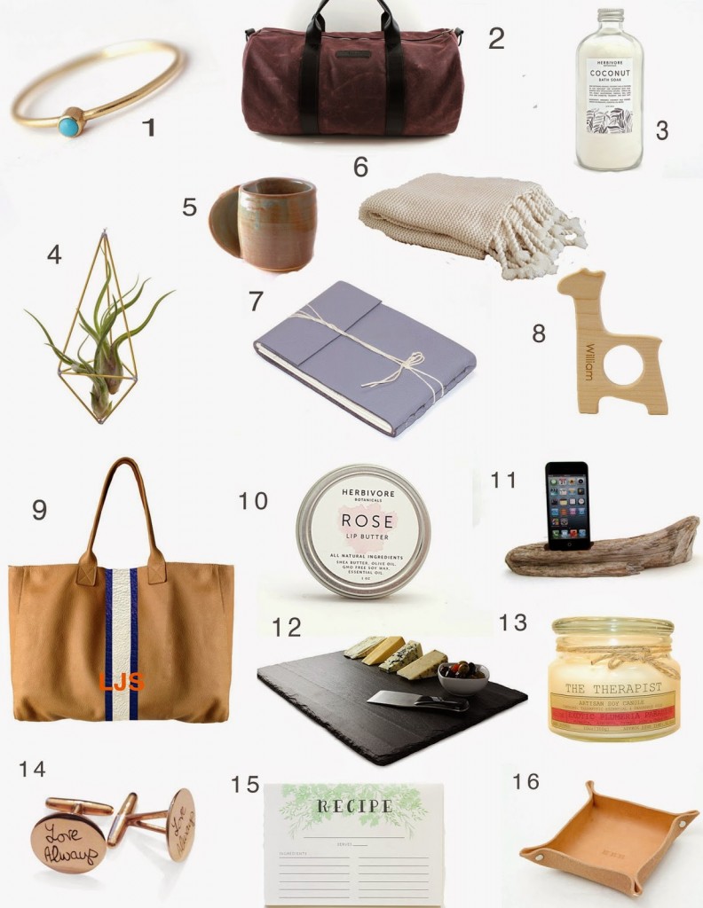 Etsy holiday gift guide for christmas presents and shopping
