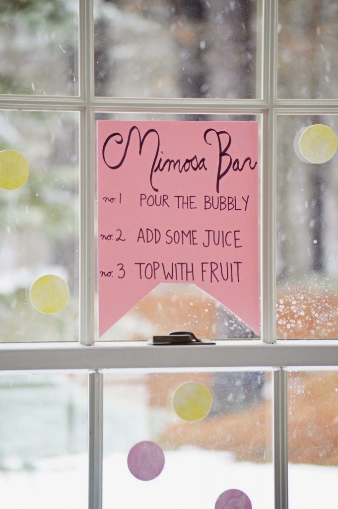 mimosa bar sign instructions