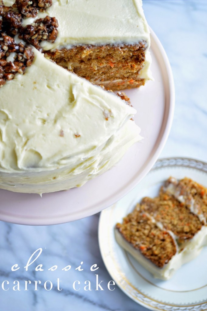 classic carrot cake recipe with cream cheese frosting