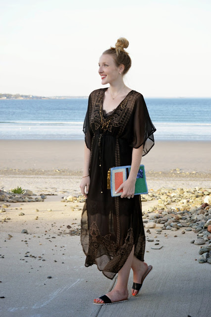 spring and summer caftan beach dress