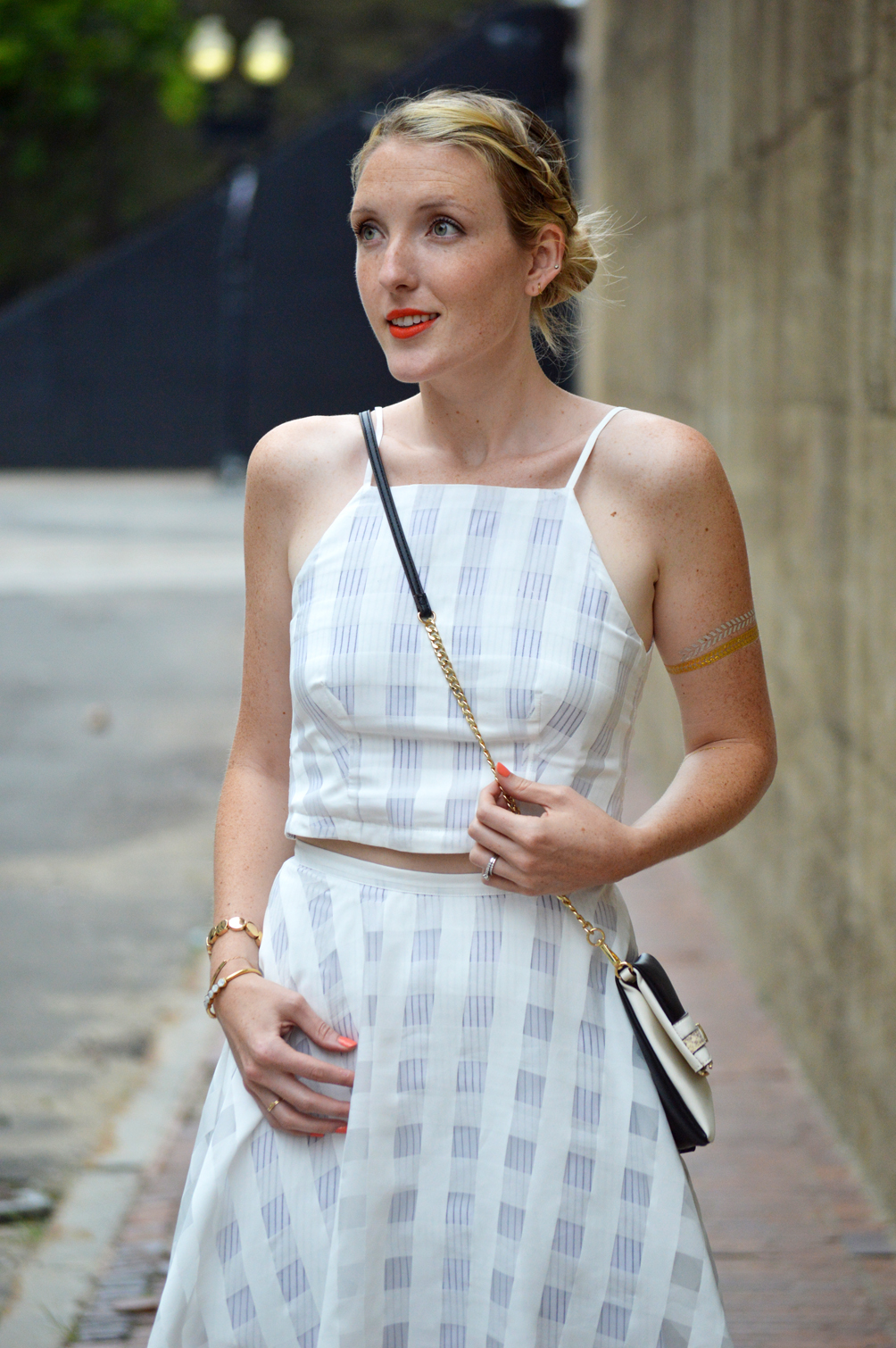 checked and striped summer separates