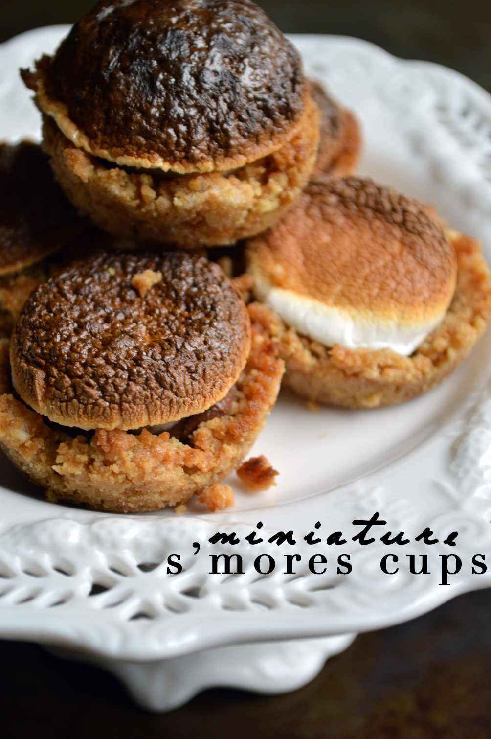 indoor miniature smores cups recipe idea