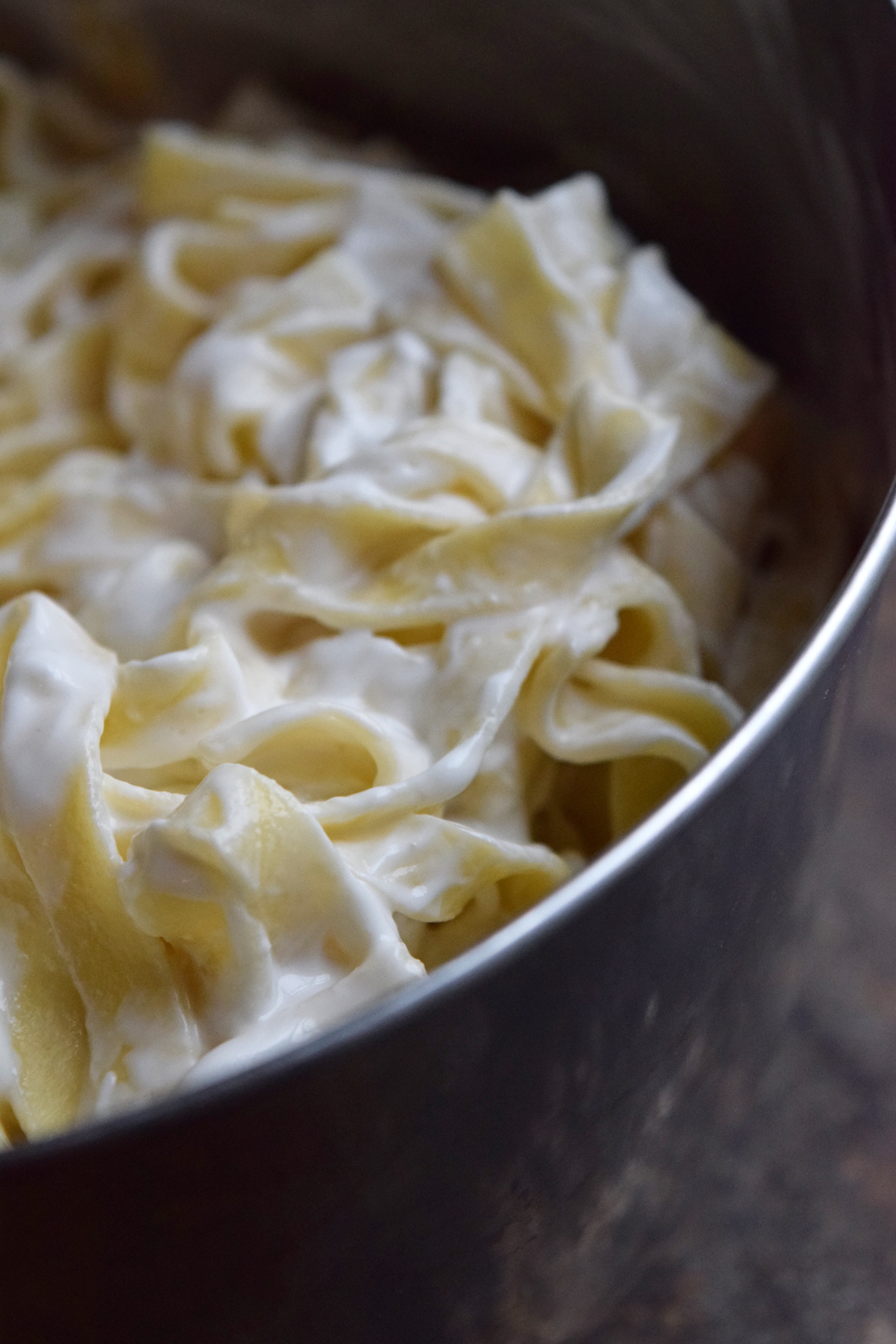 pasta with yogurt sauce recipe