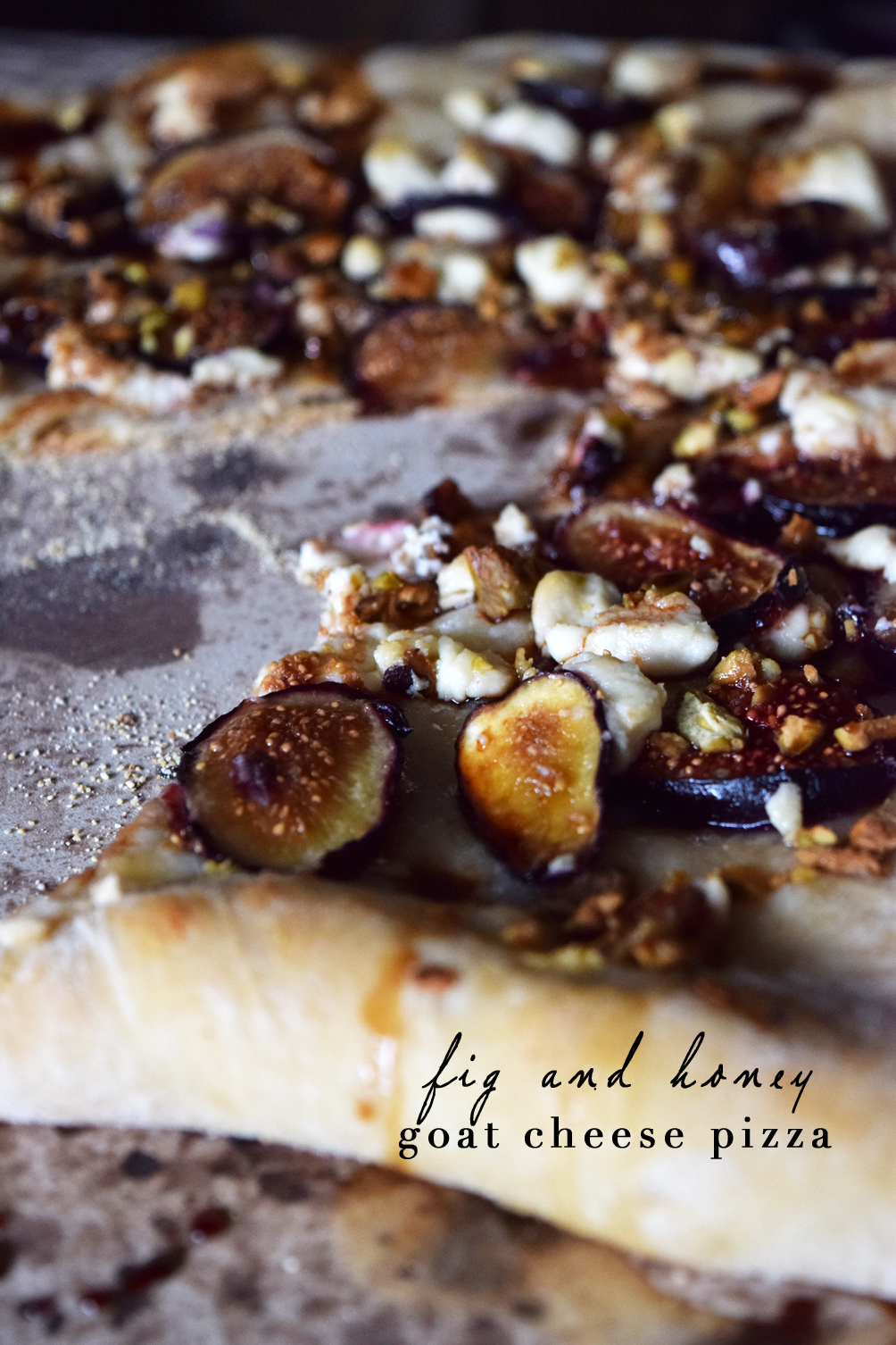 fig and honey goat cheese pizza recipe