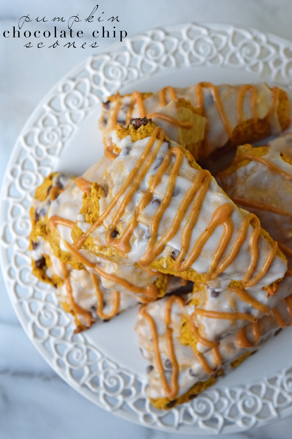 pumpkin chocolate chip scones