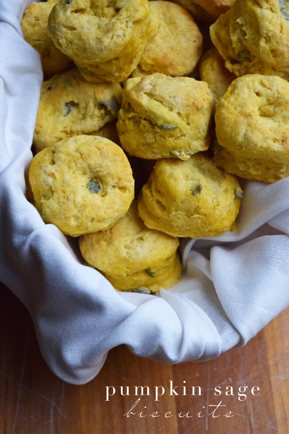 pumpkin sage biscuits - Thanksgiving recipe ideas