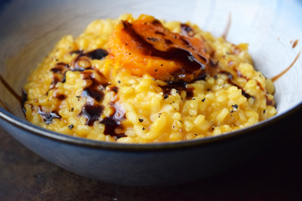 simple risotto recipe with squash - one brass fox