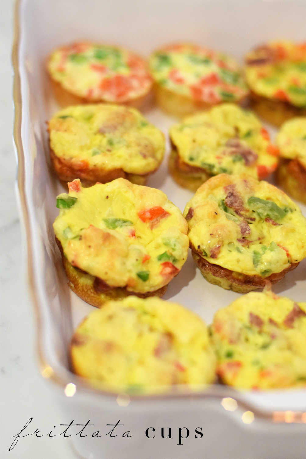 egg and veggie frittata cups recipe