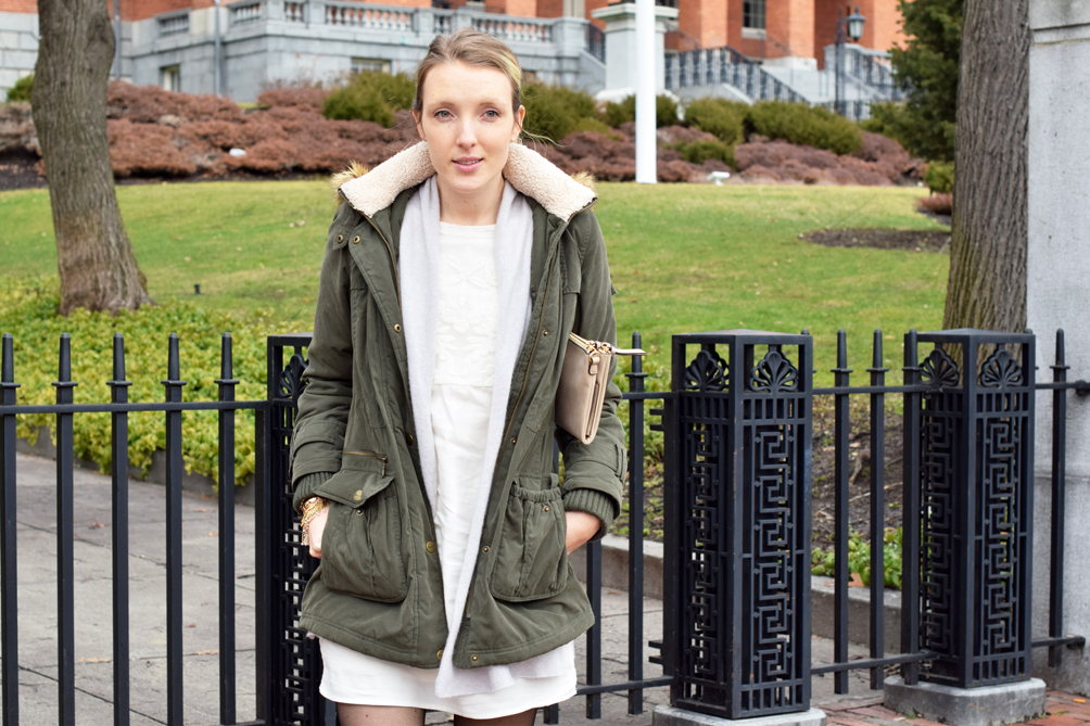 classic layered winter outfit - one brass fox