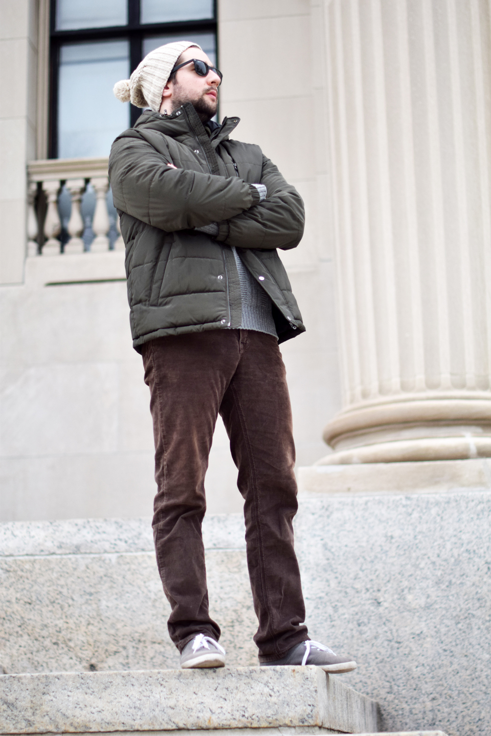 men's layered + cozy winter outfit ideas - one brass fox