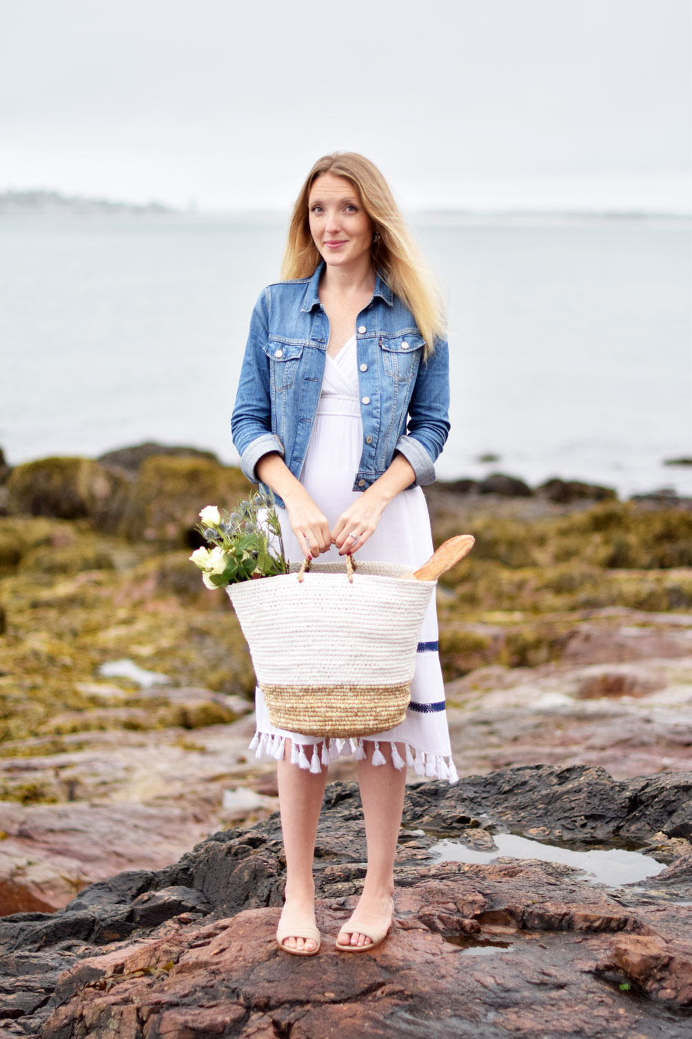 lifestyle blogger Leslie Musser of one brass fox shares how to host the perfect summer picnic with Boston Interiors