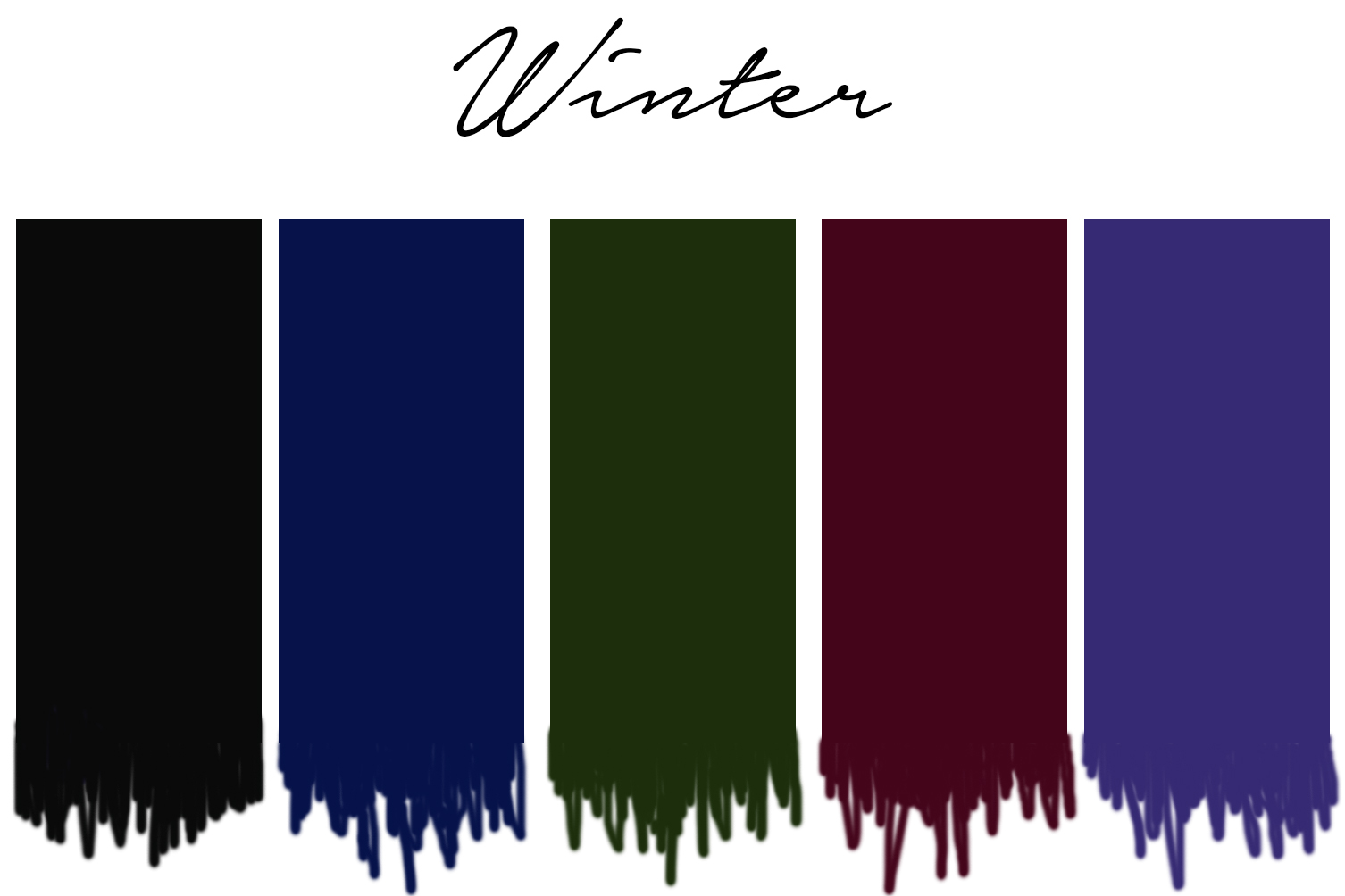 seasonal color analysis winter color palette
