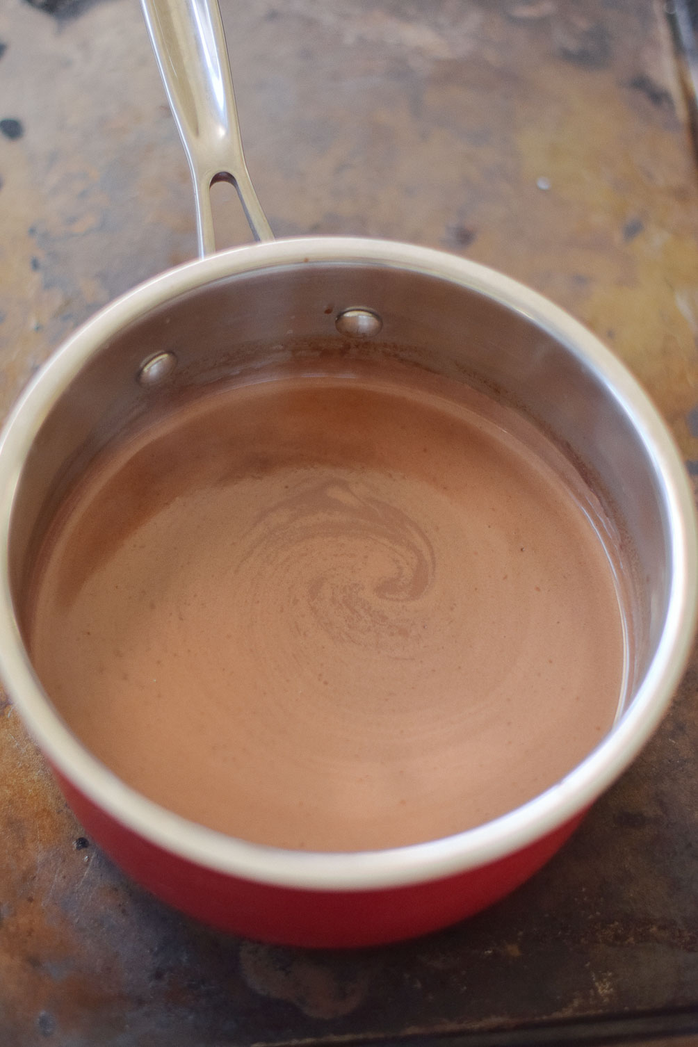 Leslie Musser shares an easy and delicious recipe for decadent sipping chocolate on one brass fox