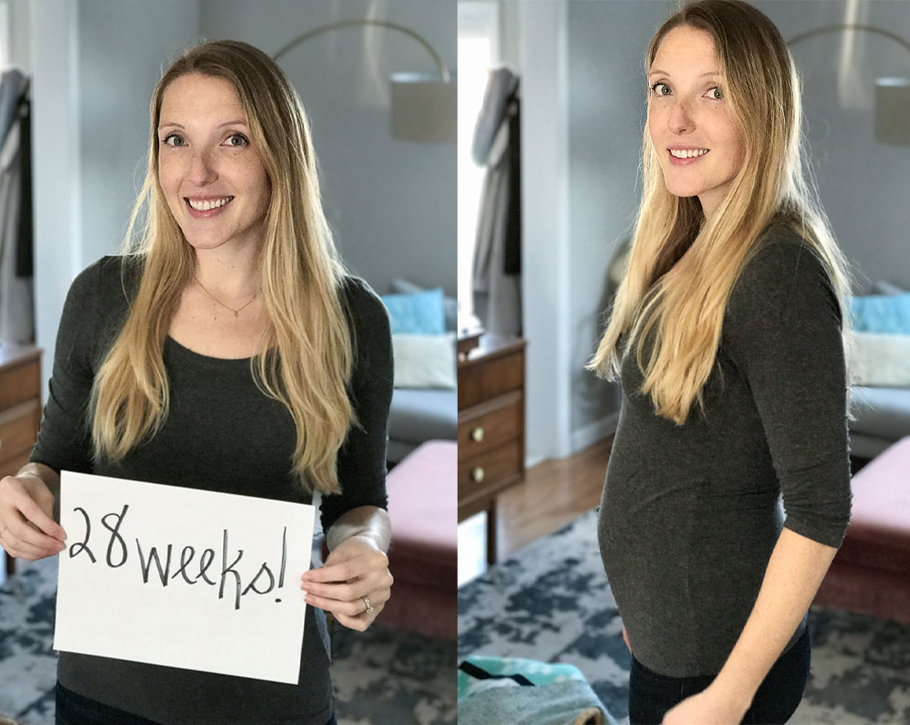 pregnancy post monthly update - march 28 weeks