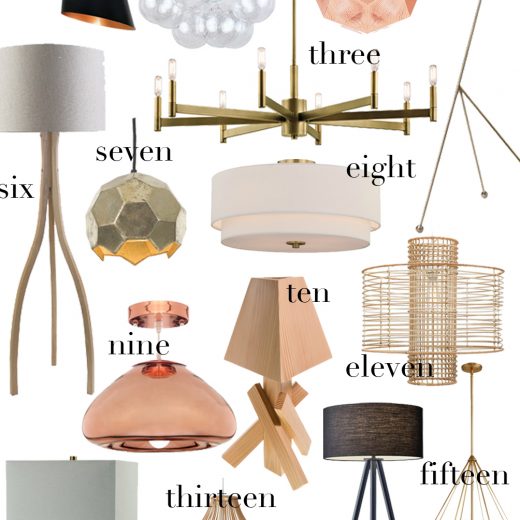 statement lighting for the home