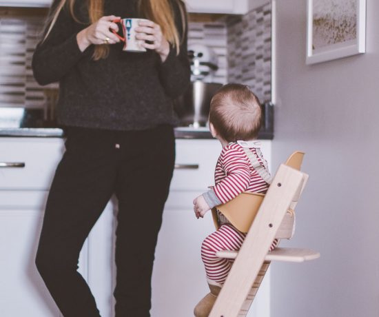 sharing our Stokke Tripp Trapp review as a modern chic high chair that grows with the baby