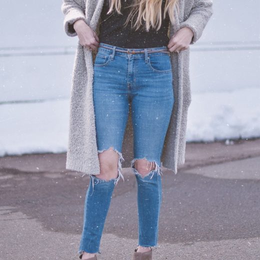 sharing a fashion tutorial just in time for spring style with these diy ram hem jeans