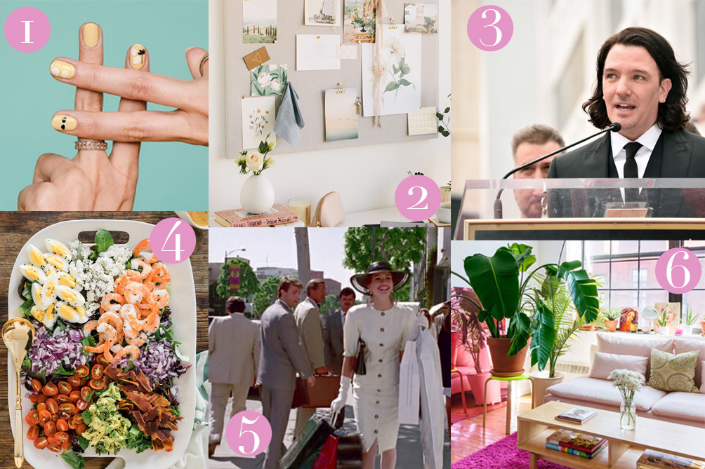 Six fun links from around the web including summer nail art, droolworthy citrus cobb salad, and Pretty Woman-inspired spring outfits. 