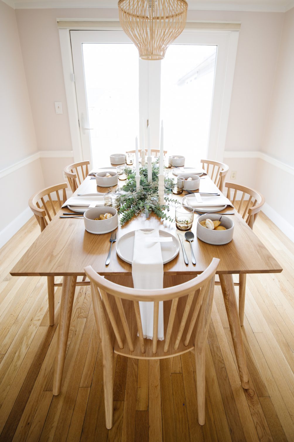 intimate holiday table with Article for 2020 festive gatherings