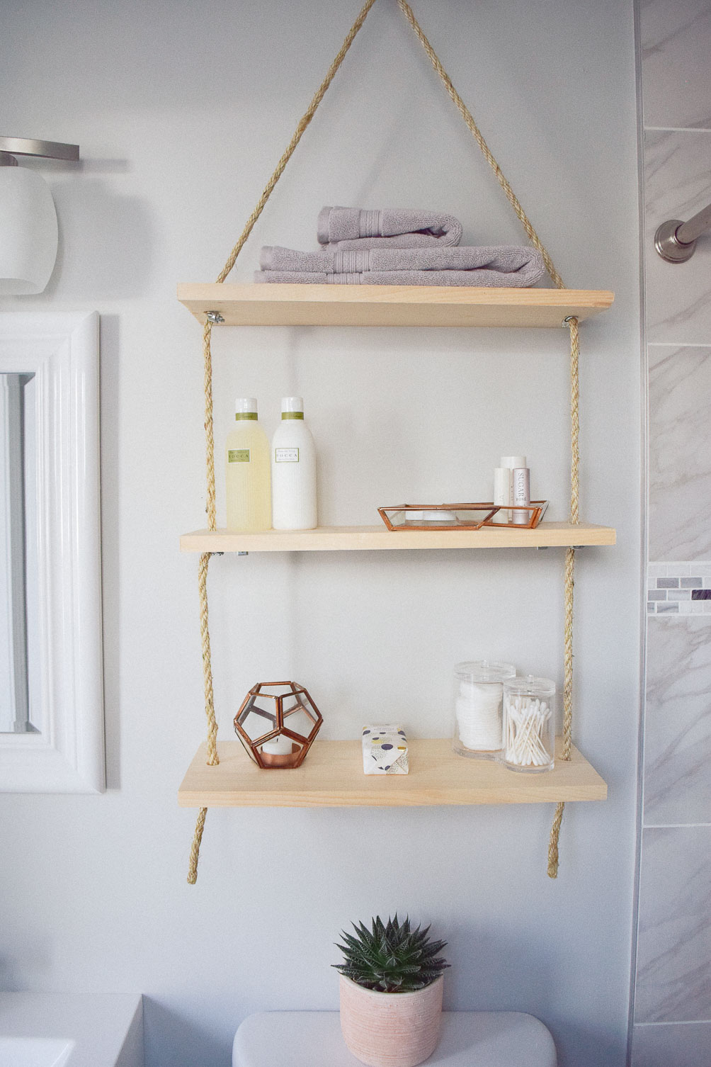 Floating Shelves Bathroom Diy