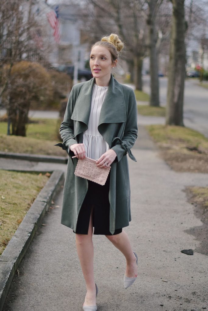 trench coat for transitioning to spring - One Brass Fox
